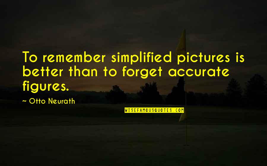 Pag Ako Naging Gwapo Quotes By Otto Neurath: To remember simplified pictures is better than to