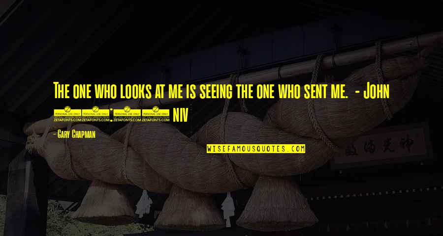 Page 508 Quotes By Gary Chapman: The one who looks at me is seeing