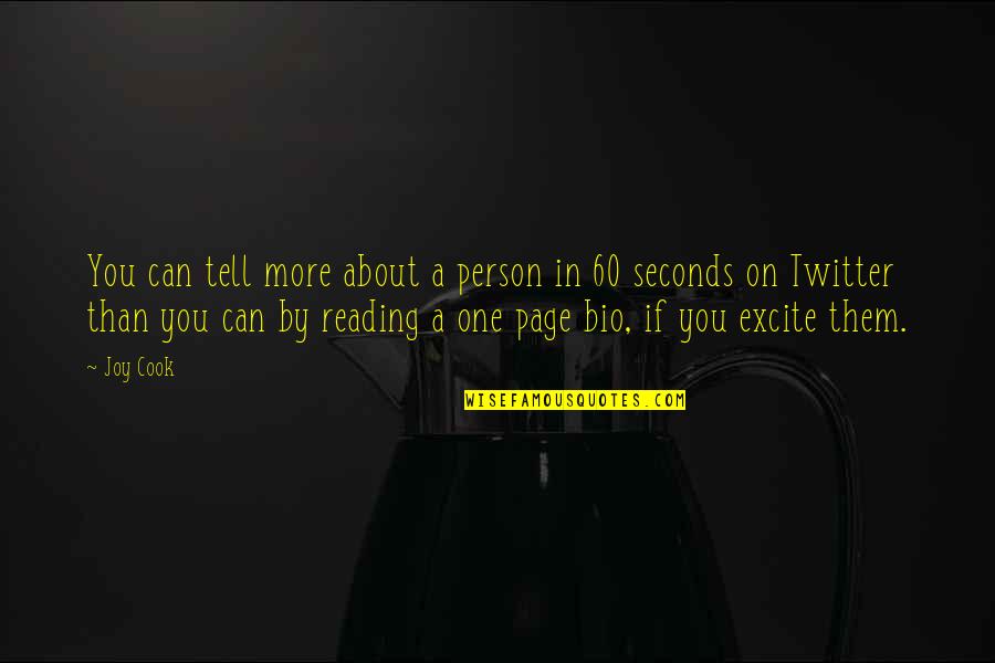 Page 60 Quotes By Joy Cook: You can tell more about a person in Page 60 Quotes By Joy Cook: You can tell more about a person in