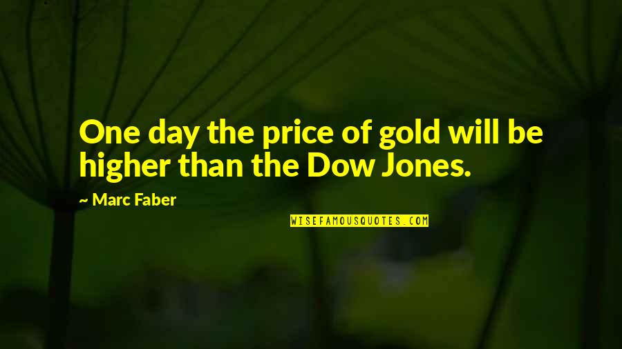 Page394 Quotes By Marc Faber: One day the price of gold will be