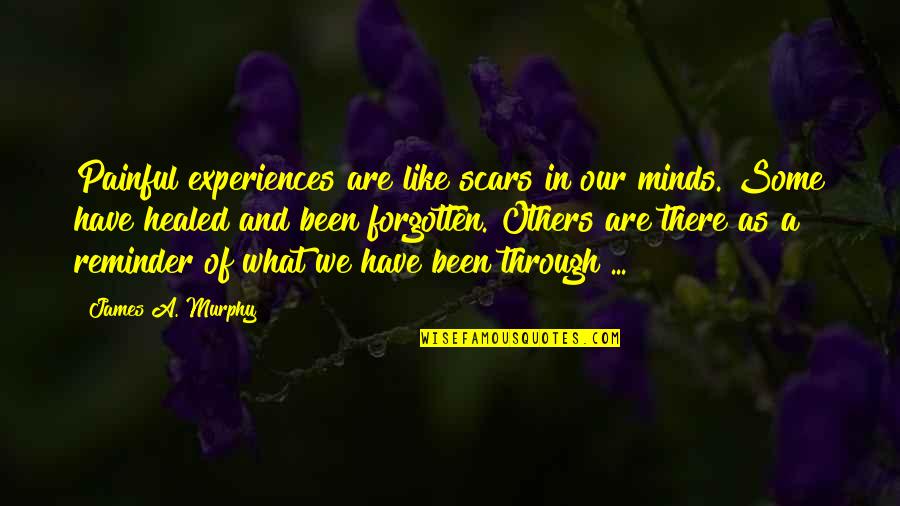 Painful Experiences Quotes By James A. Murphy: Painful experiences are like scars in our minds.