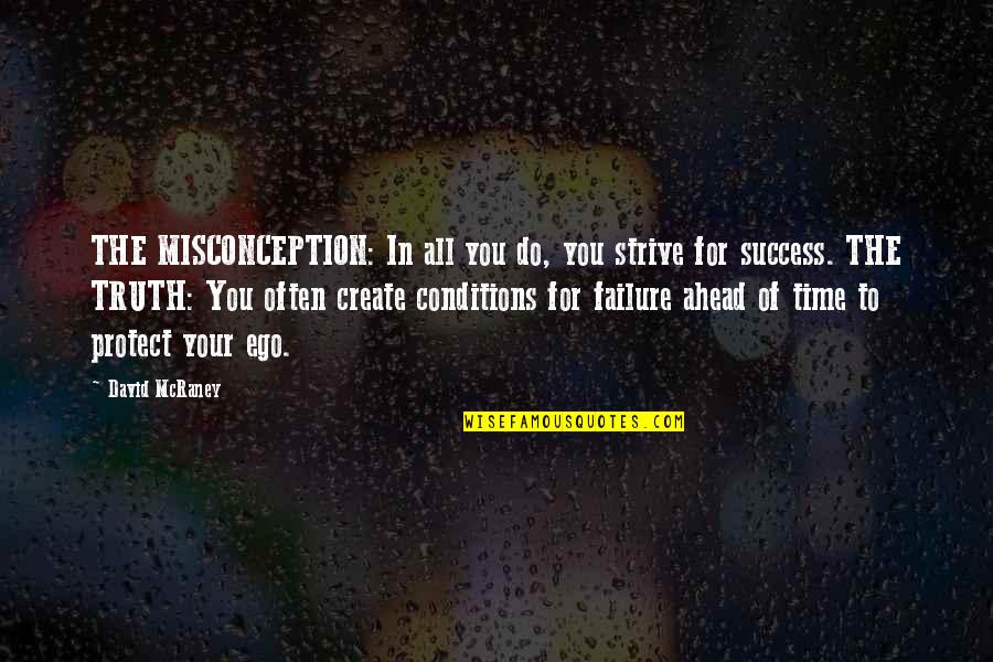 Painted Rocks Quotes By David McRaney: THE MISCONCEPTION: In all you do, you strive Painted Rocks Quotes By David McRaney: THE MISCONCEPTION: In all you do, you strive