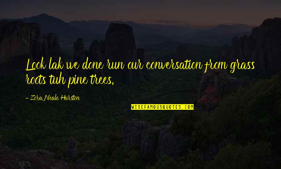 Pakubuwono Quotes By Zora Neale Hurston: Look lak we done run our conversation from Pakubuwono Quotes By Zora Neale Hurston: Look lak we done run our conversation from
