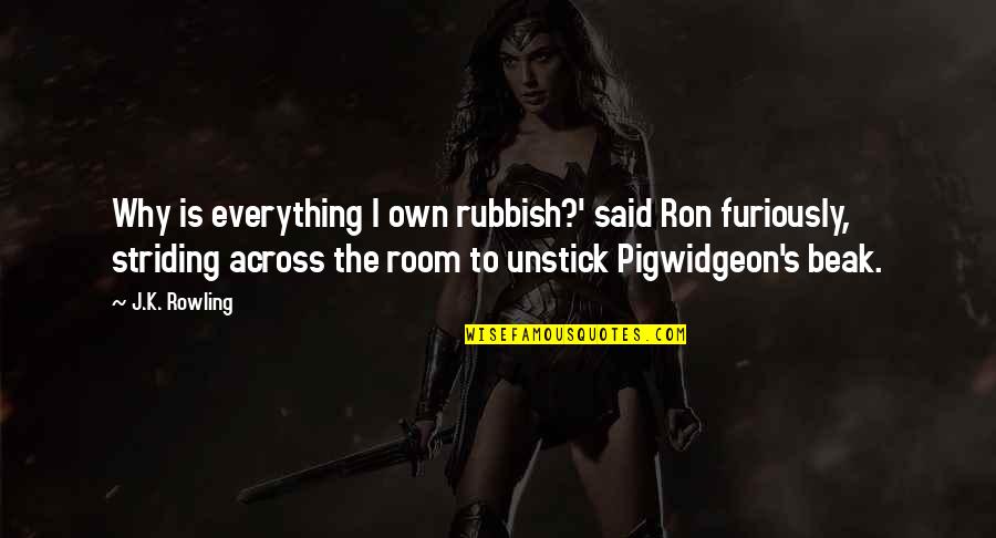 Palatul Culturii Quotes By J.K. Rowling: Why is everything I own rubbish?' said Ron Palatul Culturii Quotes By J.K. Rowling: Why is everything I own rubbish?' said Ron
