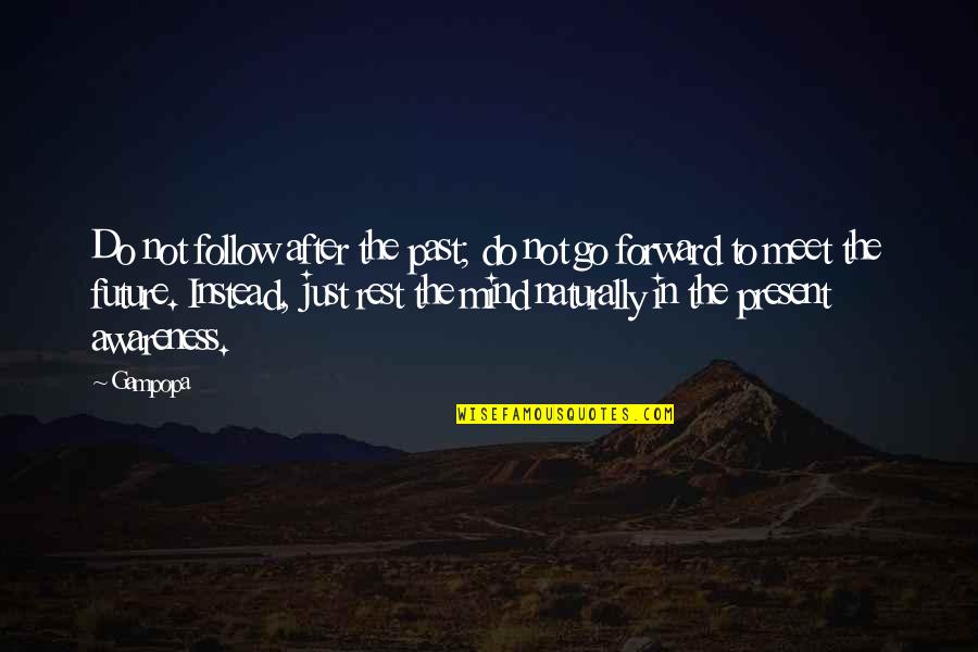 Palfish Quotes By Gampopa: Do not follow after the past; do not Palfish Quotes By Gampopa: Do not follow after the past; do not