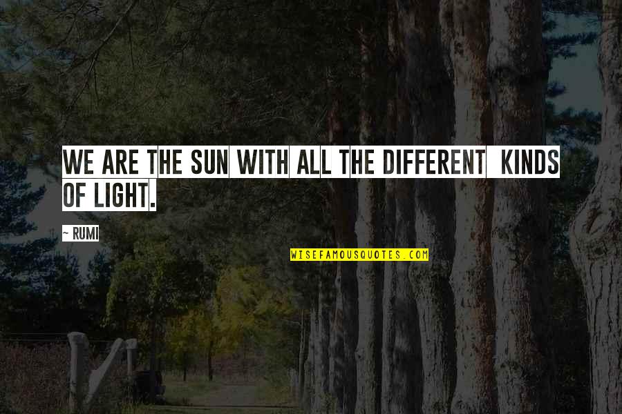 Palicki Quotes By Rumi: We are the Sun with all the different