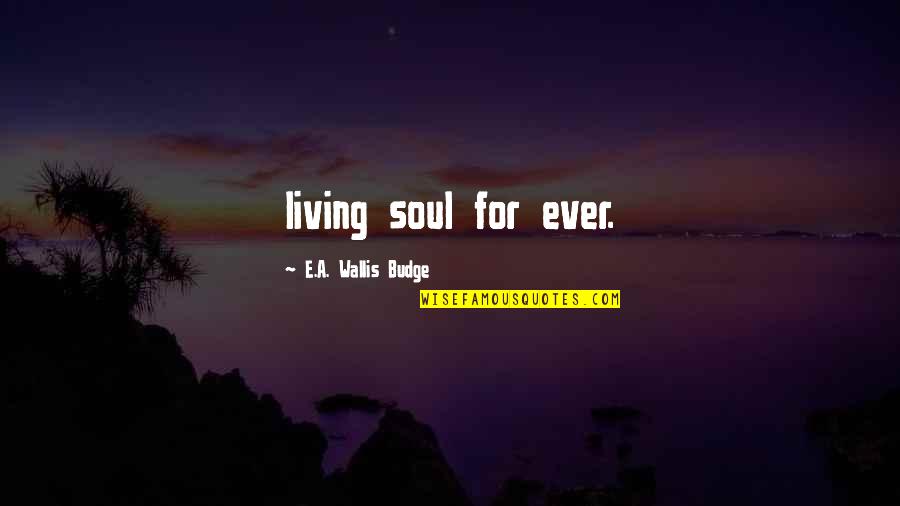 Palliation Quotes By E.A. Wallis Budge: living soul for ever. Palliation Quotes By E.A. Wallis Budge: living soul for ever.