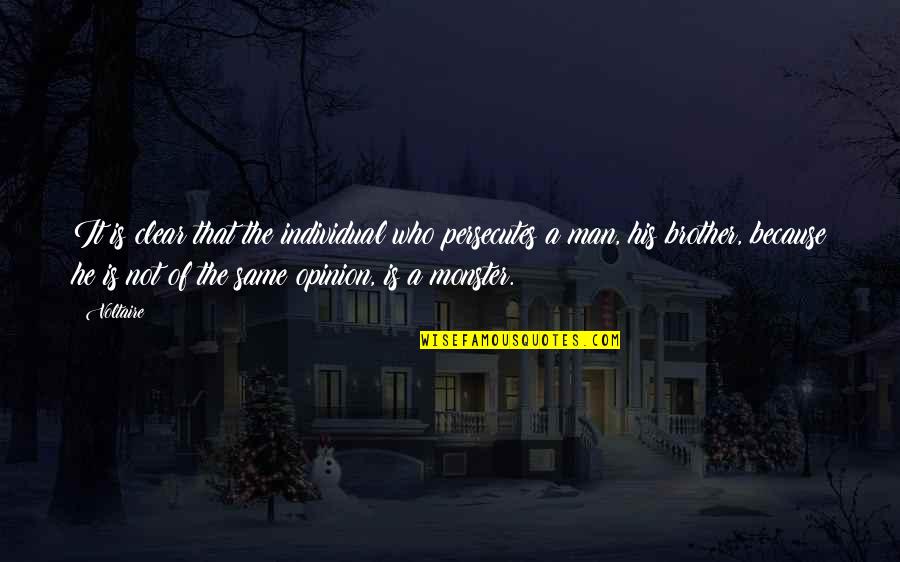 Palmese Contracting Quotes By Voltaire: It is clear that the individual who persecutes Palmese Contracting Quotes By Voltaire: It is clear that the individual who persecutes