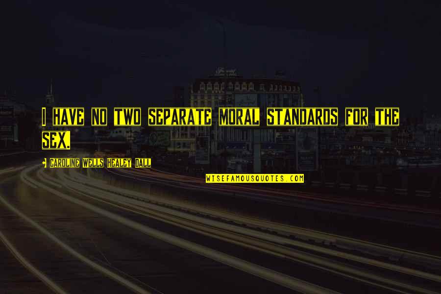 Palnik Studios Quotes By Caroline Wells Healey Dall: I have no two separate moral standards for Palnik Studios Quotes By Caroline Wells Healey Dall: I have no two separate moral standards for