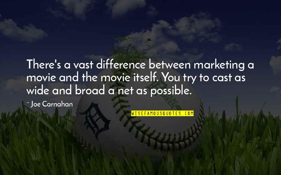 Palpitaciones Del Quotes By Joe Carnahan: There's a vast difference between marketing a movie Palpitaciones Del Quotes By Joe Carnahan: There's a vast difference between marketing a movie