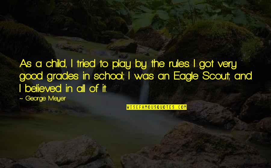 Pambos Polycarpou Quotes By George Meyer: As a child, I tried to play by