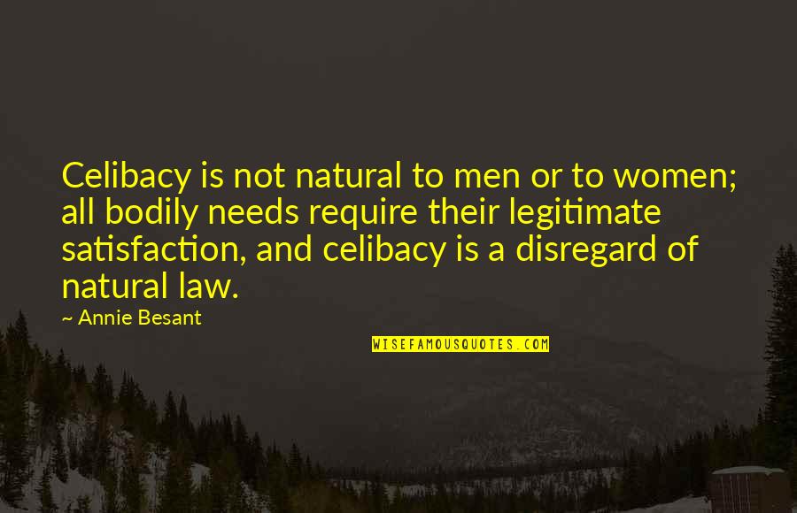 Pandelabs Quotes By Annie Besant: Celibacy is not natural to men or to Pandelabs Quotes By Annie Besant: Celibacy is not natural to men or to