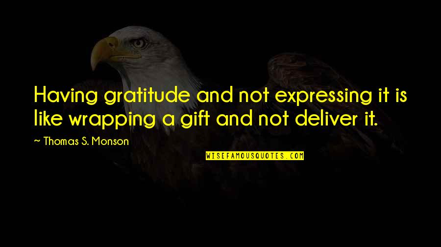 Pandiarajan Comedy Quotes By Thomas S. Monson: Having gratitude and not expressing it is like Pandiarajan Comedy Quotes By Thomas S. Monson: Having gratitude and not expressing it is like