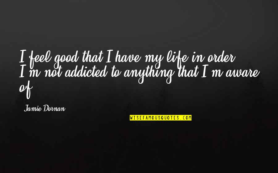 Pandiarajan Son Quotes By Jamie Dornan: I feel good that I have my life Pandiarajan Son Quotes By Jamie Dornan: I feel good that I have my life