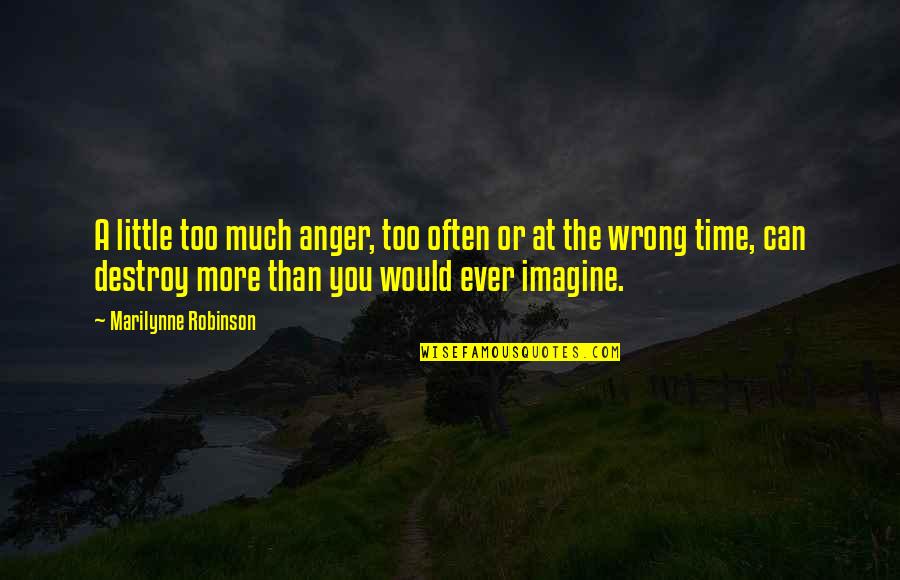 Pangle Hall Quotes By Marilynne Robinson: A little too much anger, too often or Pangle Hall Quotes By Marilynne Robinson: A little too much anger, too often or