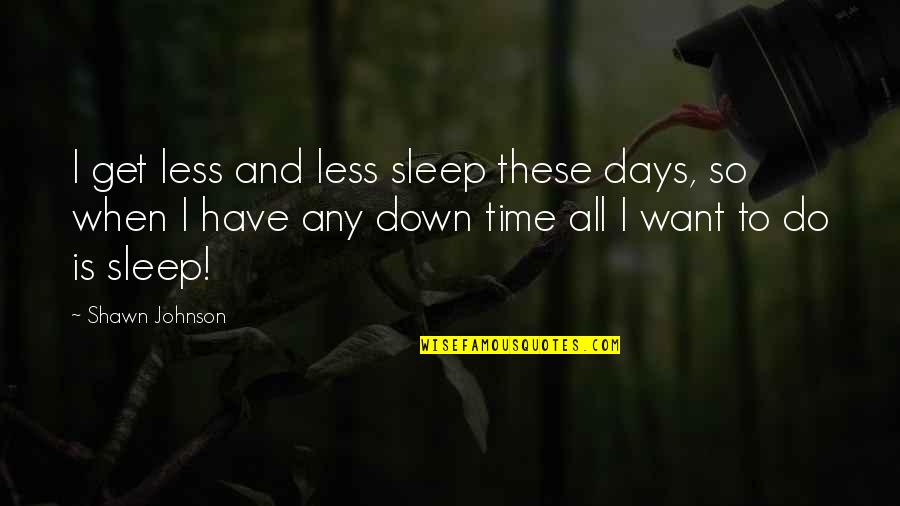 Panicker Microbiology Quotes By Shawn Johnson: I get less and less sleep these days, Panicker Microbiology Quotes By Shawn Johnson: I get less and less sleep these days,