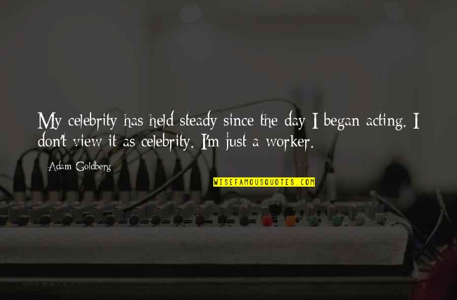 Panikos Quotes By Adam Goldberg: My celebrity has held steady since the day