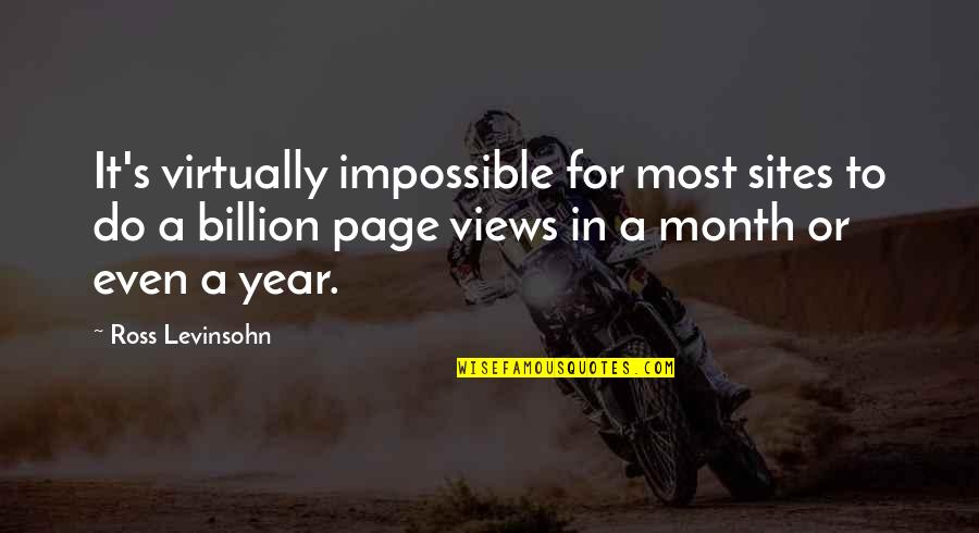 Pansements Hydrocolloides Quotes By Ross Levinsohn: It's virtually impossible for most sites to do