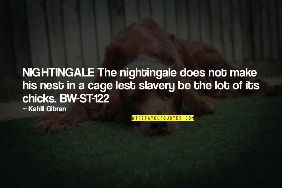 Pap Huck Finn Quotes By Kahlil Gibran: NIGHTINGALE The nightingale does not make his nest