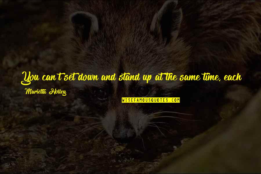 Pap Smear Quotes By Marietta Holley: You can't set down and stand up at Pap Smear Quotes By Marietta Holley: You can't set down and stand up at