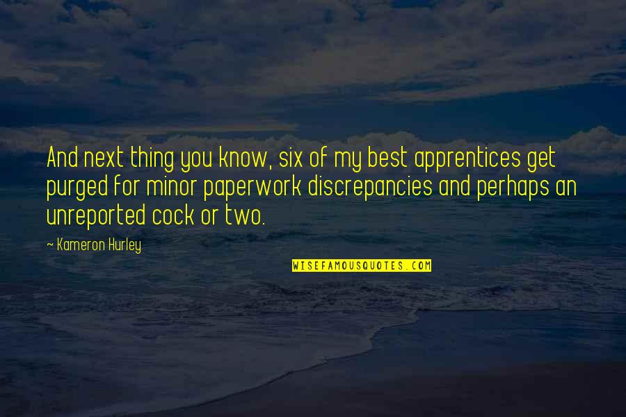 Paperwork Quotes By Kameron Hurley: And next thing you know, six of my Paperwork Quotes By Kameron Hurley: And next thing you know, six of my