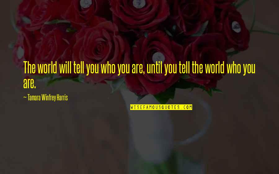 Parading Your Stupid Quotes By Tamara Winfrey Harris: The world will tell you who you are,
