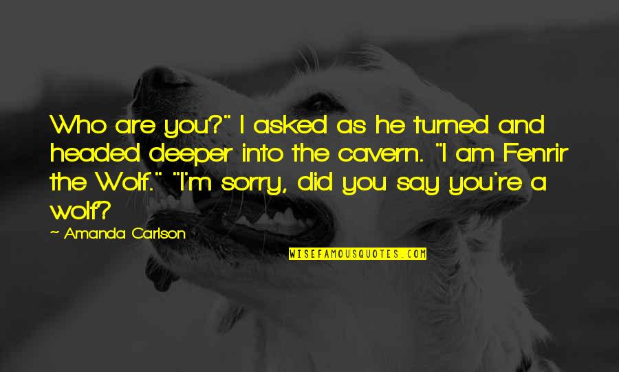 Paranormal Thriller Quotes By Amanda Carlson: Who are you?" I asked as he turned Paranormal Thriller Quotes By Amanda Carlson: Who are you?" I asked as he turned