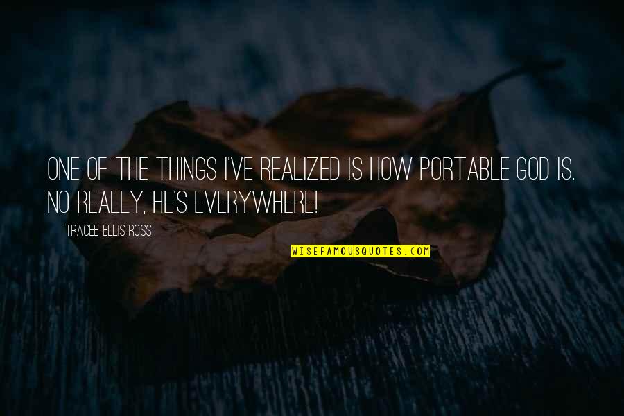 Parasailing Experience Quotes By Tracee Ellis Ross: One of the things I've realized is how Parasailing Experience Quotes By Tracee Ellis Ross: One of the things I've realized is how