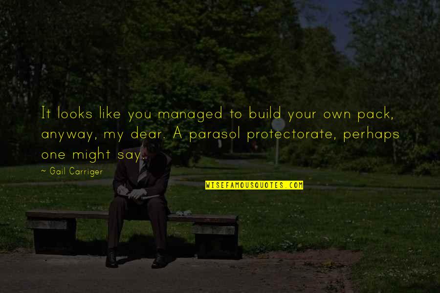 Parasol Quotes By Gail Carriger: It looks like you managed to build your