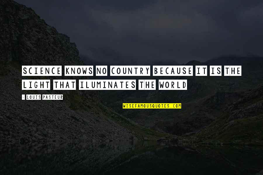 Pareillement Quotes By Louis Pasteur: Science knows no country because it is the