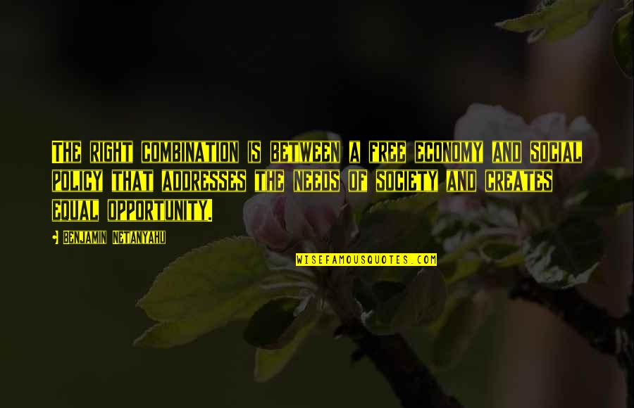 Parent Participation Quotes By Benjamin Netanyahu: The right combination is between a free economy Parent Participation Quotes By Benjamin Netanyahu: The right combination is between a free economy