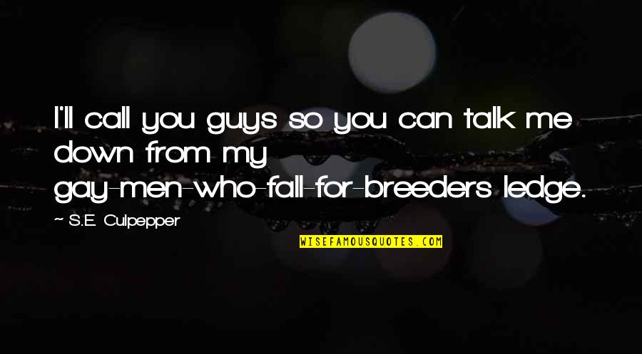 Parks And Rec Season 4 Episode 1 Quotes By S.E. Culpepper: I'll call you guys so you can talk Parks And Rec Season 4 Episode 1 Quotes By S.E. Culpepper: I'll call you guys so you can talk