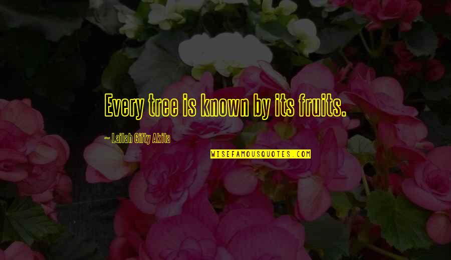 Parravicini 2020 Quotes By Lailah Gifty Akita: Every tree is known by its fruits. Parravicini 2020 Quotes By Lailah Gifty Akita: Every tree is known by its fruits.