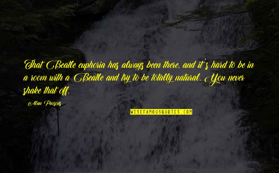 Parsons Quotes By Alan Parsons: That Beatle euphoria has always been there, and