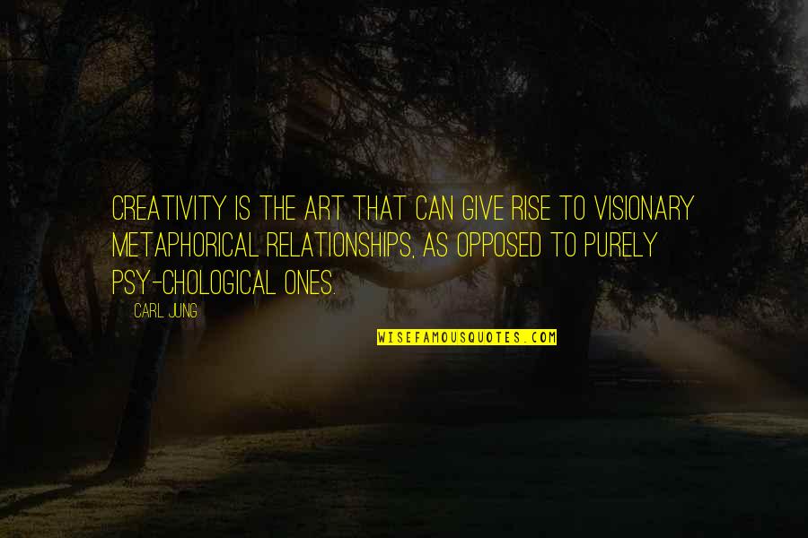Particella Dei Quotes By Carl Jung: Creativity is the art that can give rise
