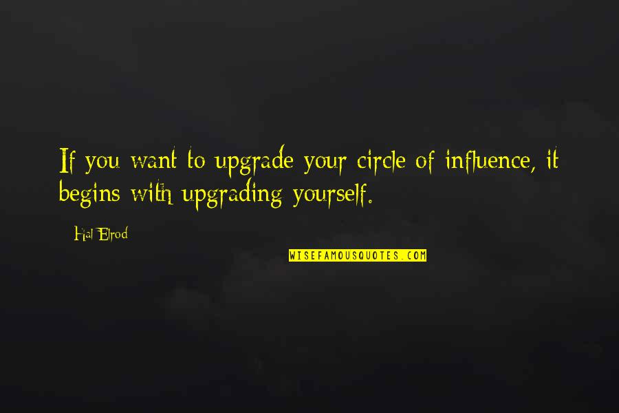 Paruvu Quotes By Hal Elrod: If you want to upgrade your circle of