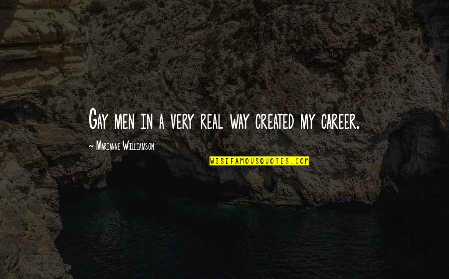 Parvizian Quotes By Marianne Williamson: Gay men in a very real way created Parvizian Quotes By Marianne Williamson: Gay men in a very real way created