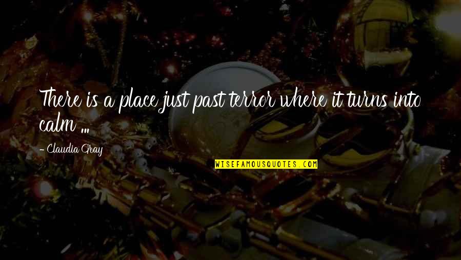 Pashtu Quotes By Claudia Gray: There is a place just past terror where