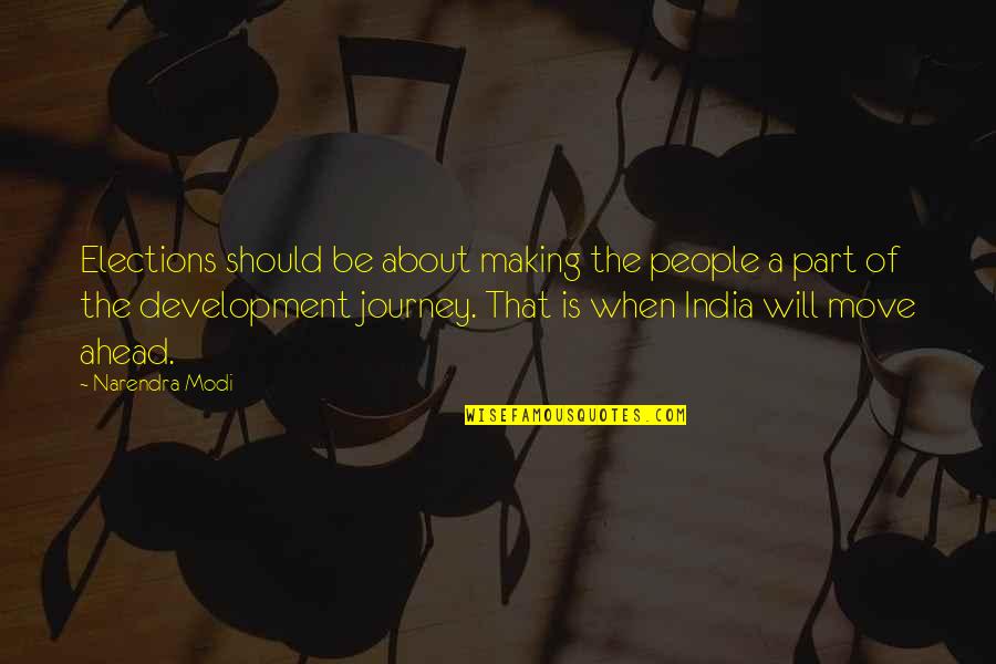 Passeraile Quotes By Narendra Modi: Elections should be about making the people a Passeraile Quotes By Narendra Modi: Elections should be about making the people a