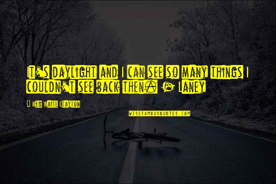 Passion In Romeo And Juliet Quotes By Meg Waite Clayton: It's daylight and I can see so many