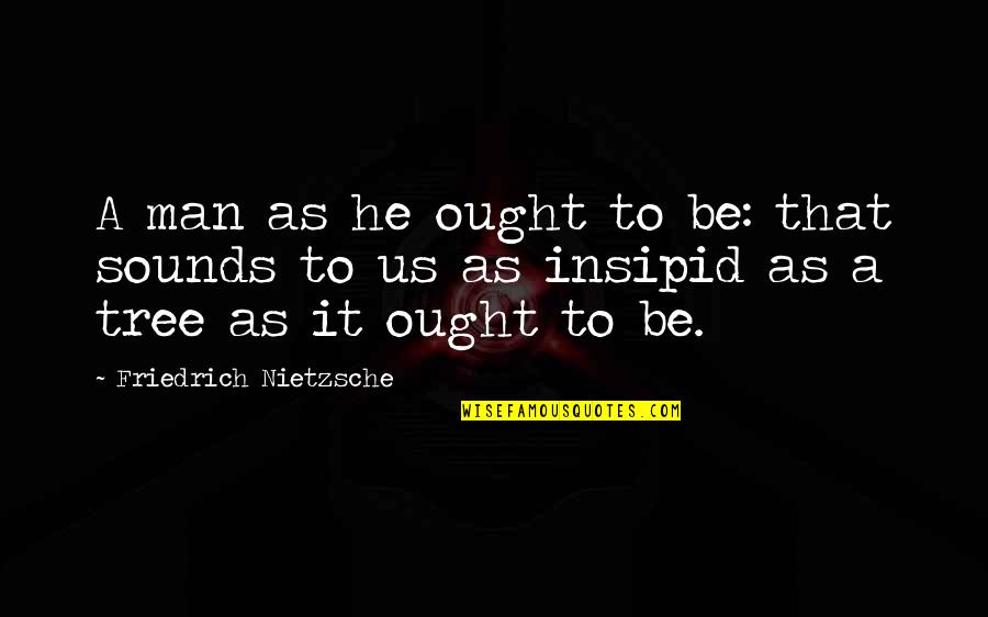 Passport Quotes Quotes By Friedrich Nietzsche: A man as he ought to be: that