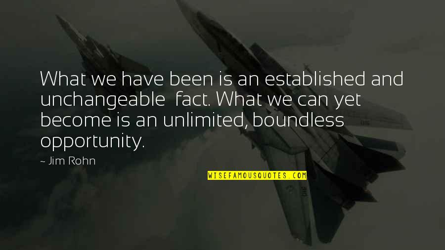 Past Friendships Quotes By Jim Rohn: What we have been is an established and Past Friendships Quotes By Jim Rohn: What we have been is an established and