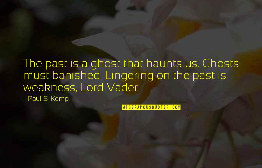 Past Haunts Quotes By Paul S. Kemp: The past is a ghost that haunts us.