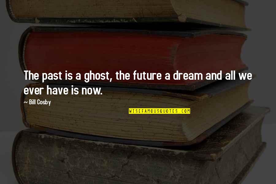 Past Present Future Time Quotes By Bill Cosby: The past is a ghost, the future a