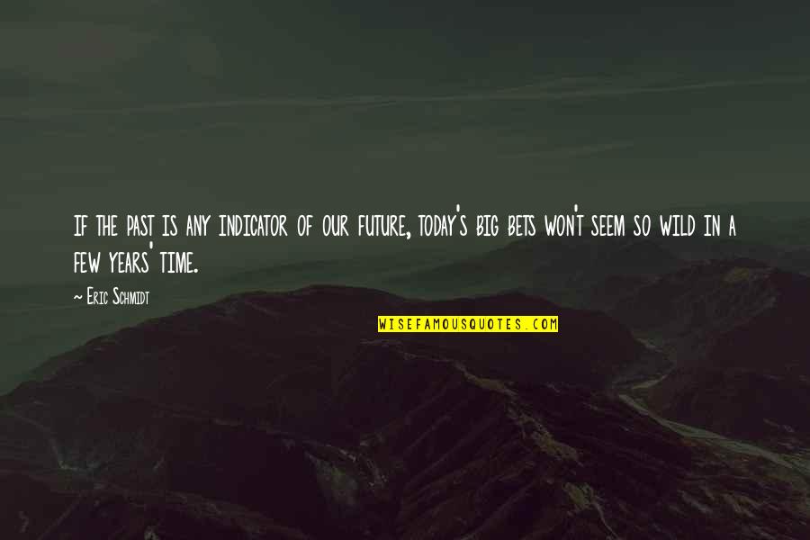 Past Today Future Quotes By Eric Schmidt: if the past is any indicator of our