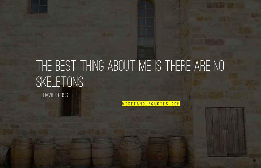 Pastor Chris Wise Quotes By David Cross: The best thing about me is there are Pastor Chris Wise Quotes By David Cross: The best thing about me is there are