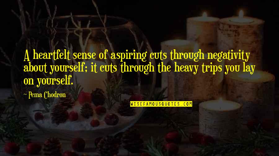 Pat Quinn Inspirational Quotes By Pema Chodron: A heartfelt sense of aspiring cuts through negativity Pat Quinn Inspirational Quotes By Pema Chodron: A heartfelt sense of aspiring cuts through negativity