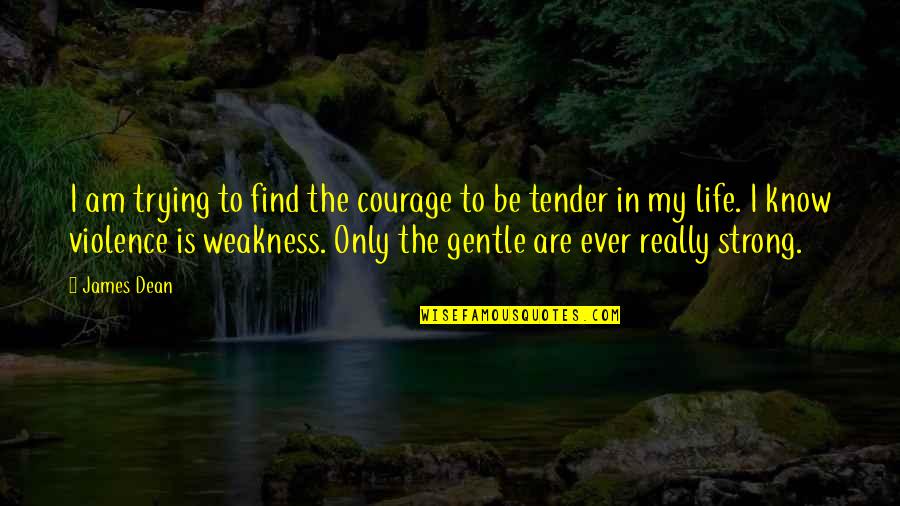 Patience With Others Quotes By James Dean: I am trying to find the courage to