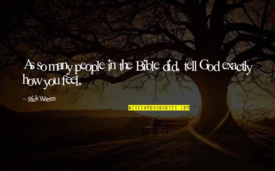 Patmore Ash Quotes By Rick Warren: As so many people in the Bible did,