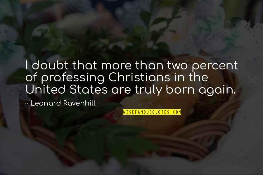 Patos Bebes Quotes By Leonard Ravenhill: I doubt that more than two percent of